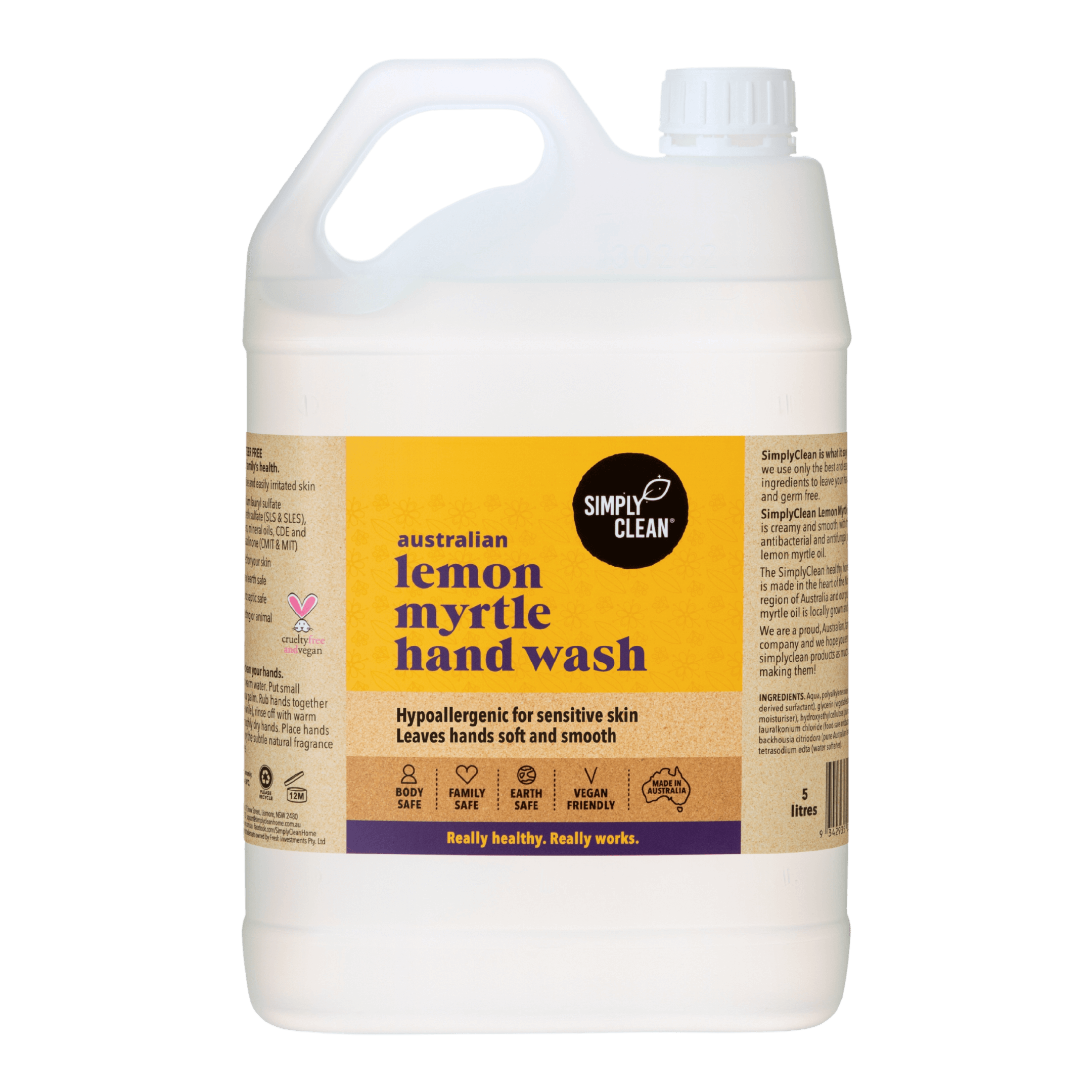 Lemon Myrtle Hand Wash - 500ml