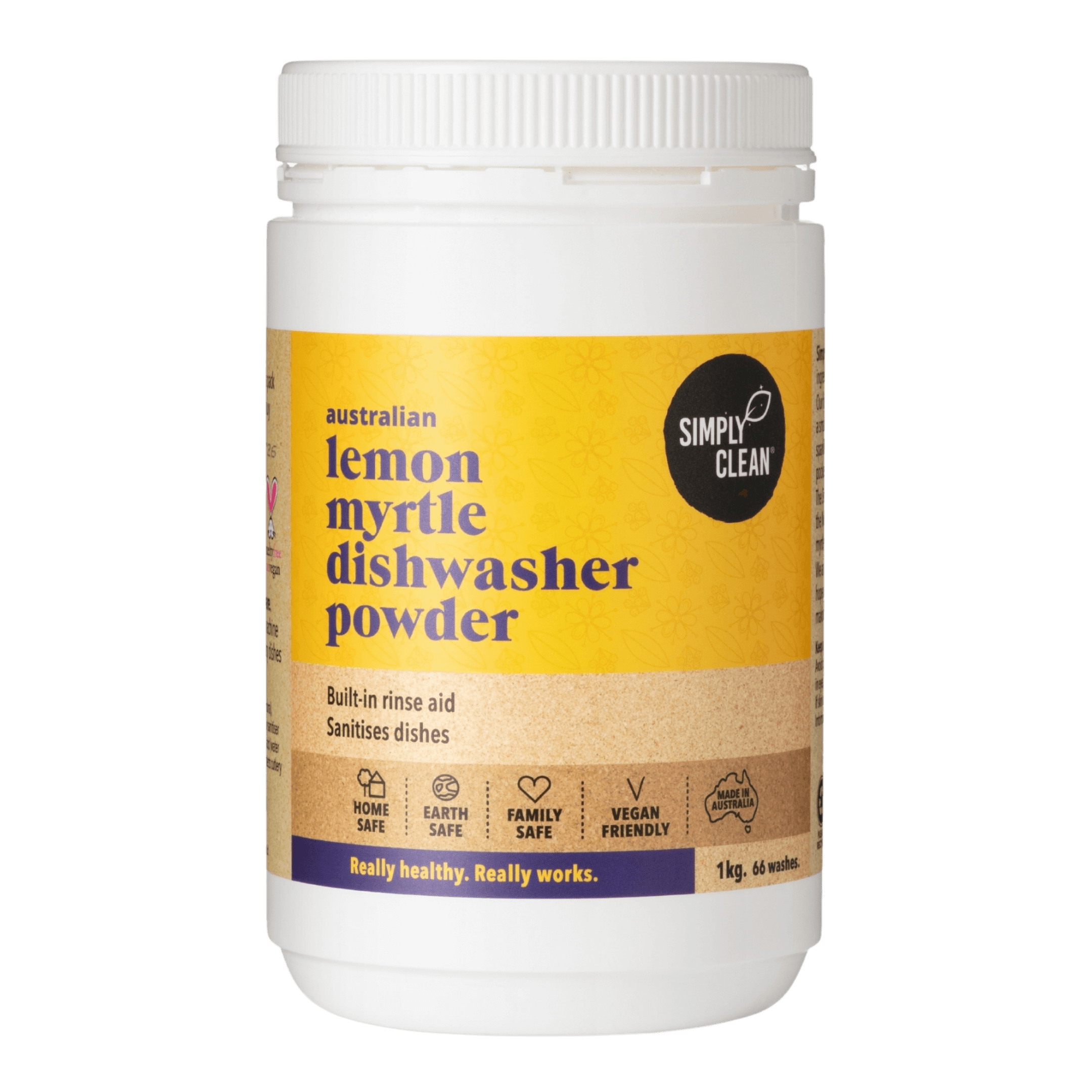 Lemon Myrtle Dishwasher Powder - 15kg Bulk BOX