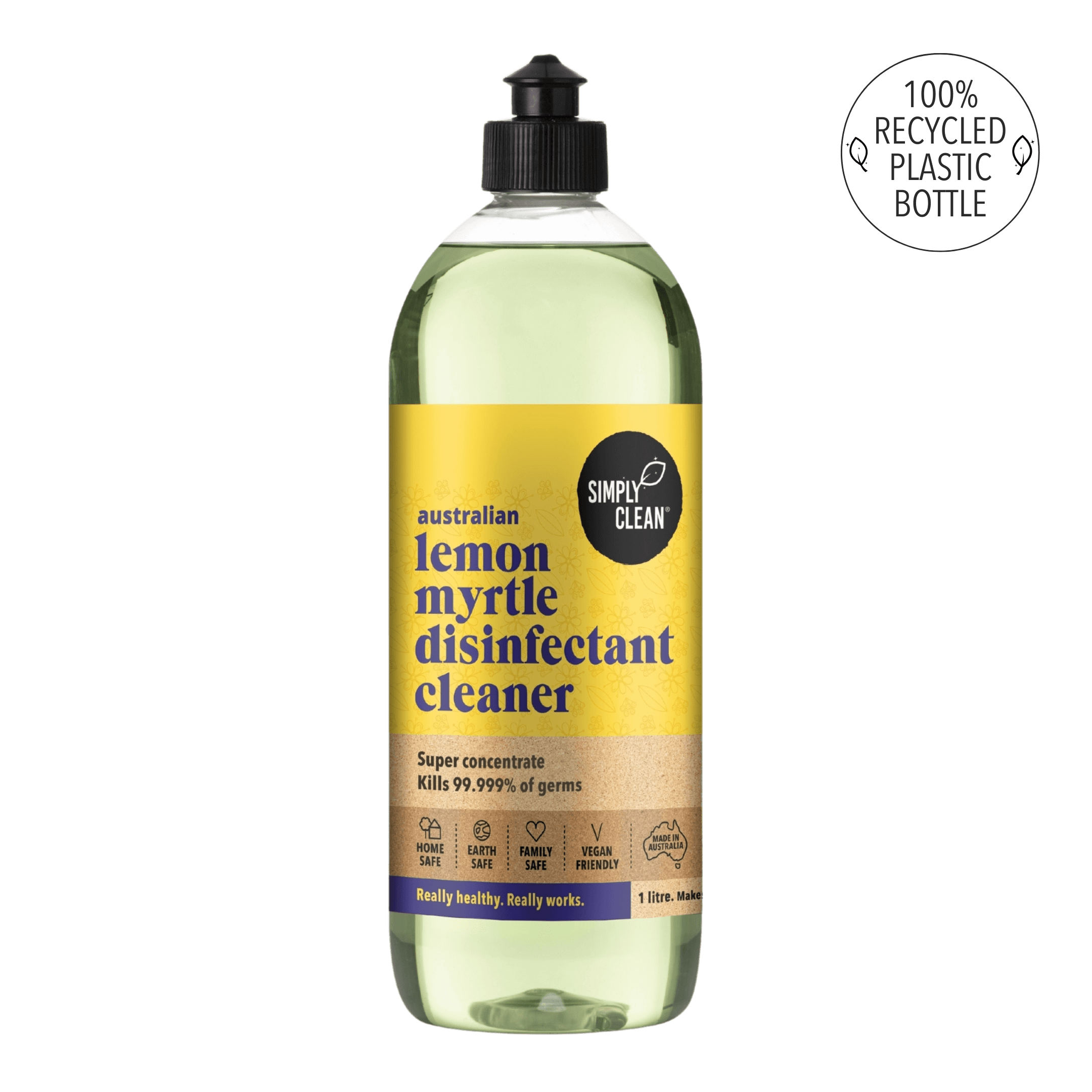 Lemon Myrtle Disinfectant Cleaner - 15 Litres Bulk.