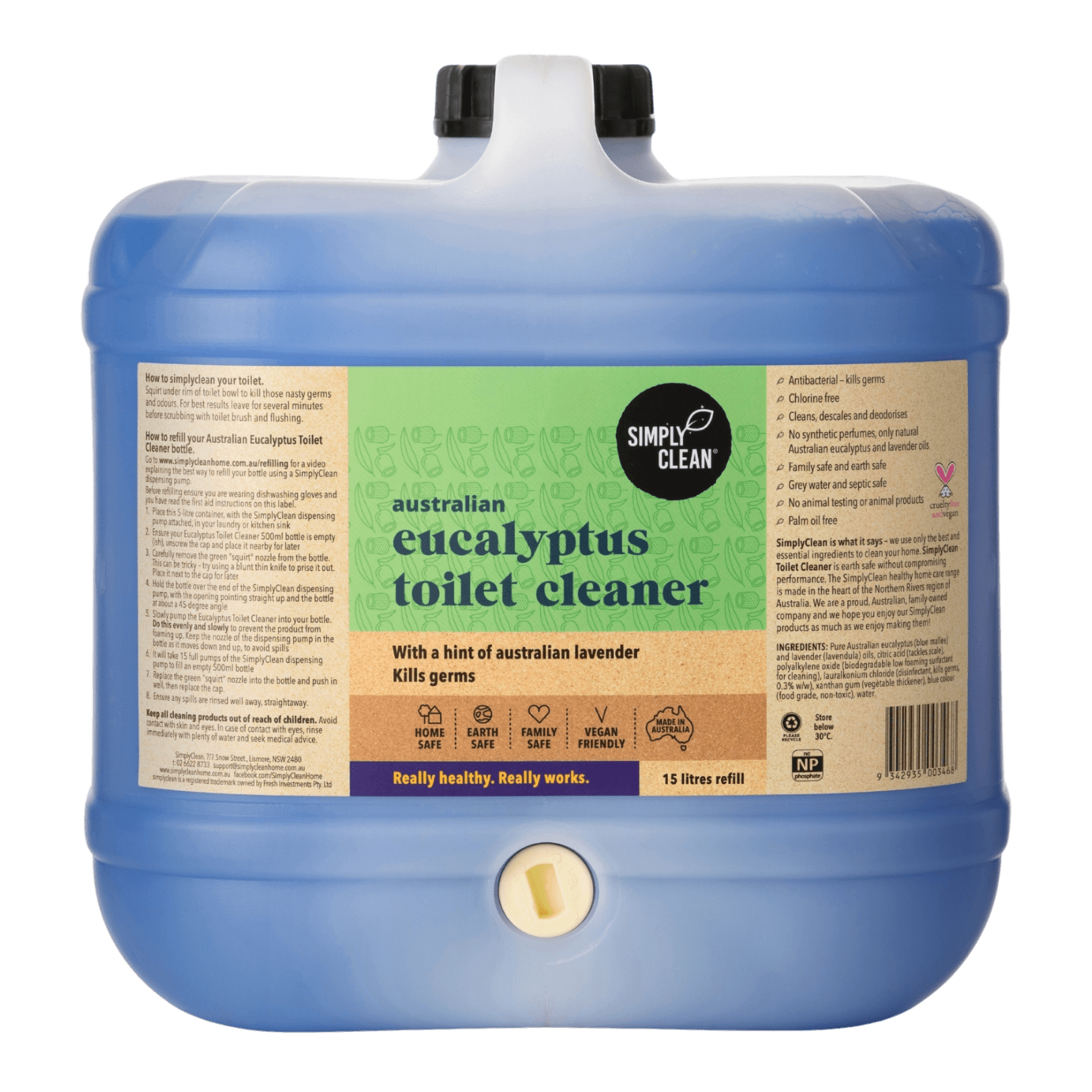 Eucalyptus Toilet Cleaner - 500ml