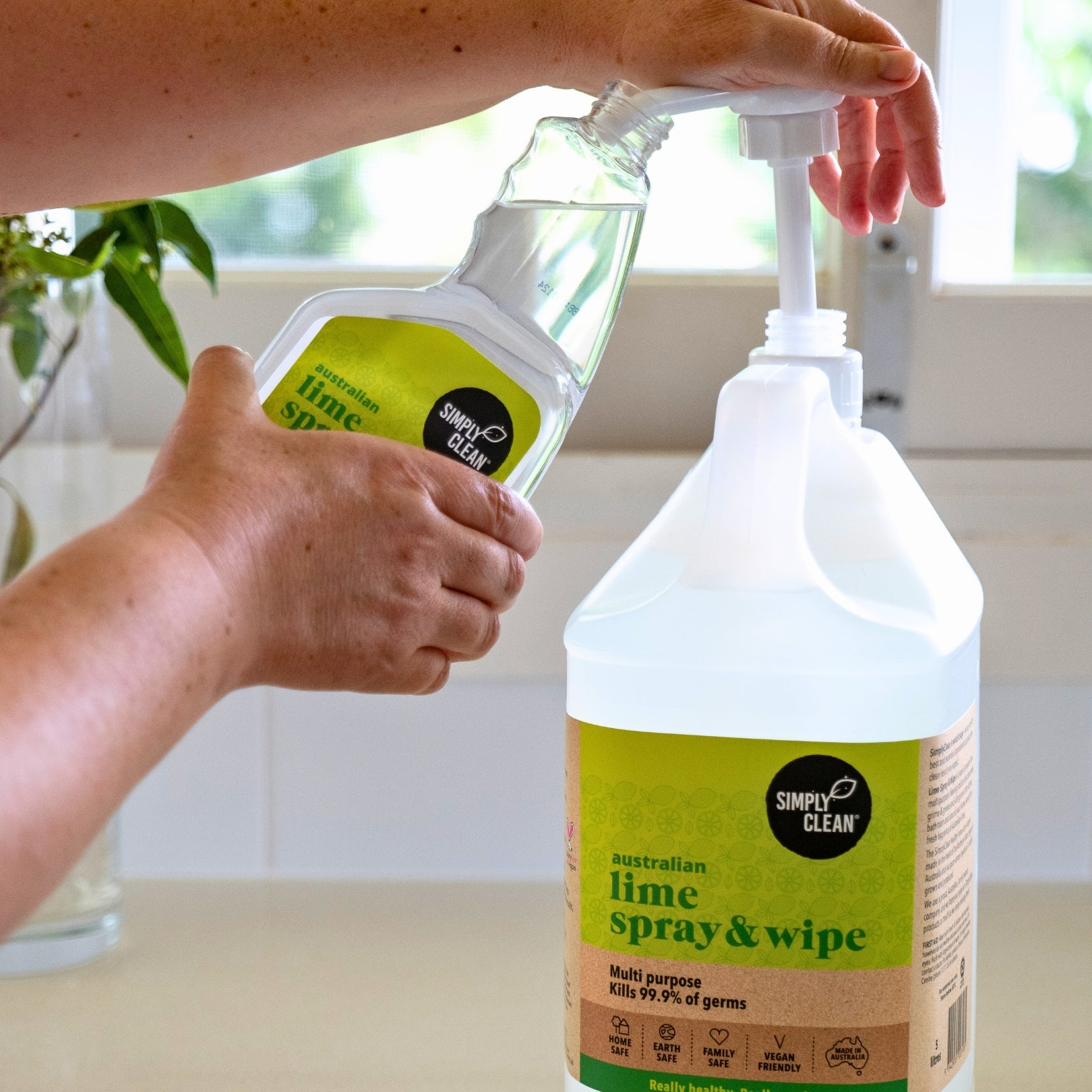 Lime Spray & Wipe - 5 Litres Bulk.