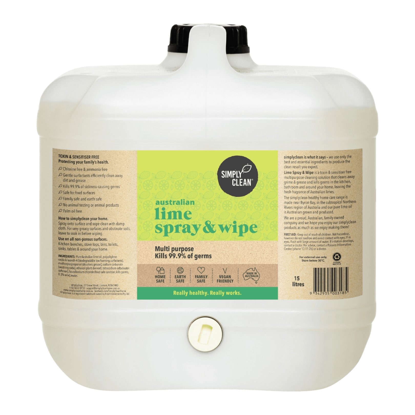 Lime Spray & Wipe - 500ml