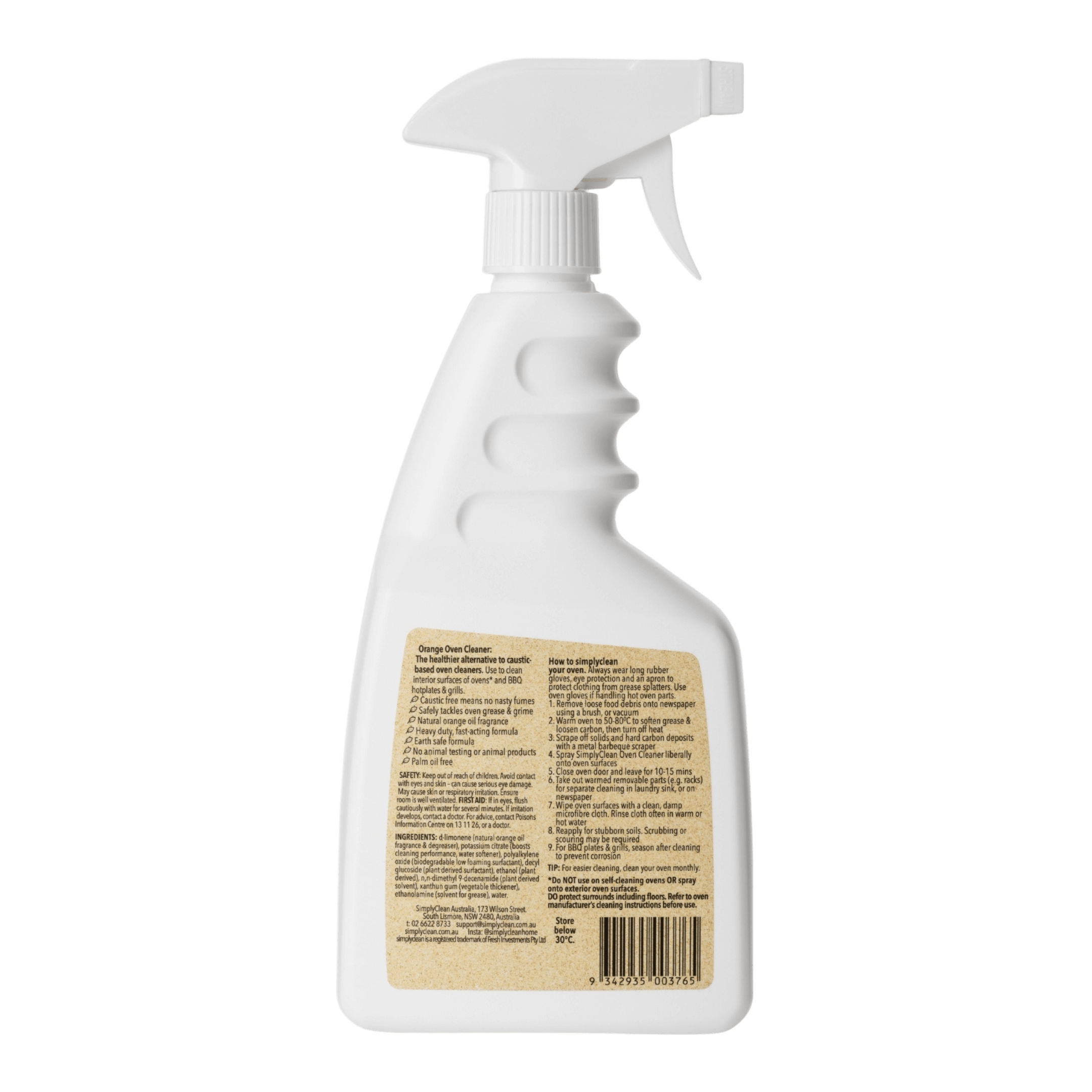 Orange Oven & BBQ Cleaner - 750ml