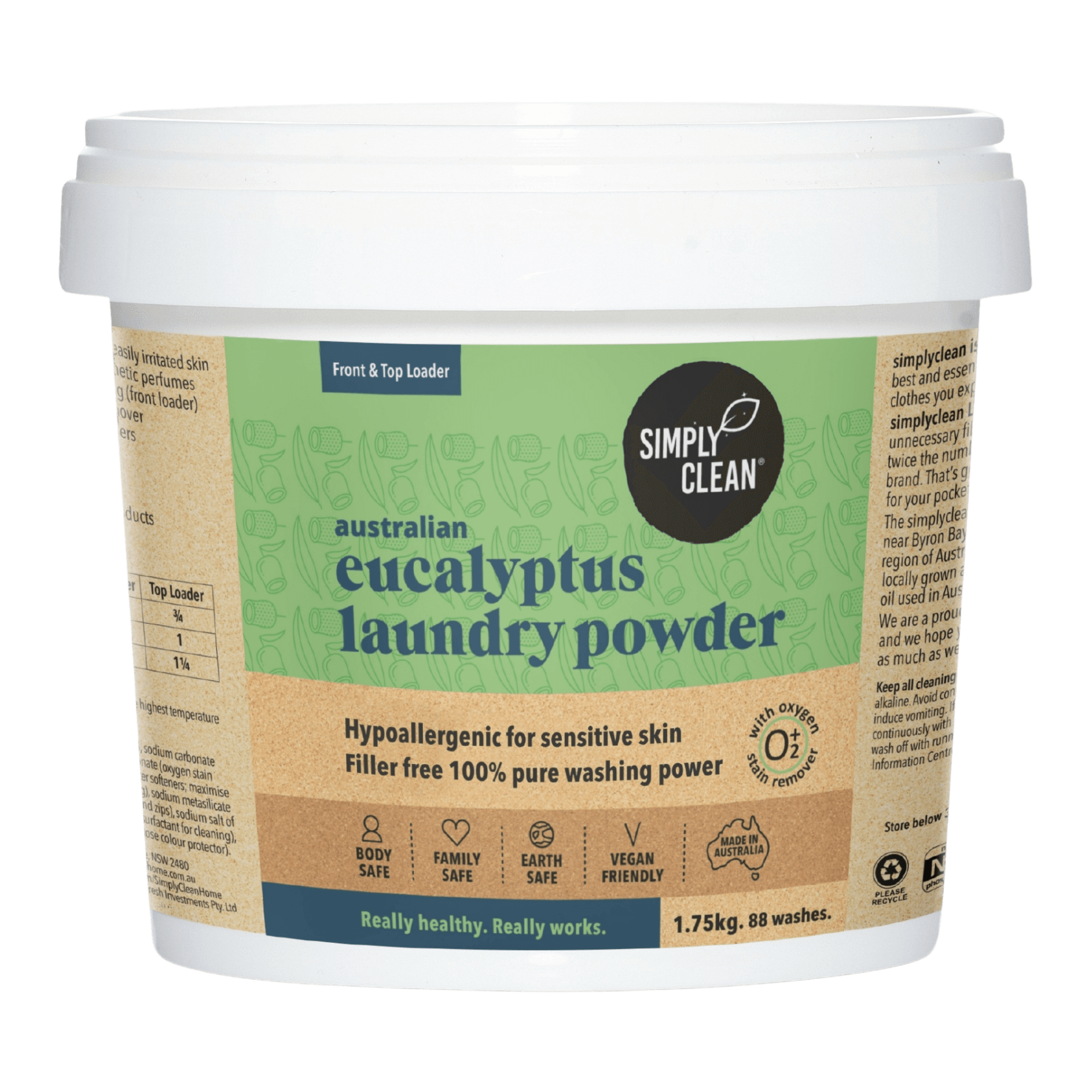 Eucalyptus Laundry Powder - 1kg