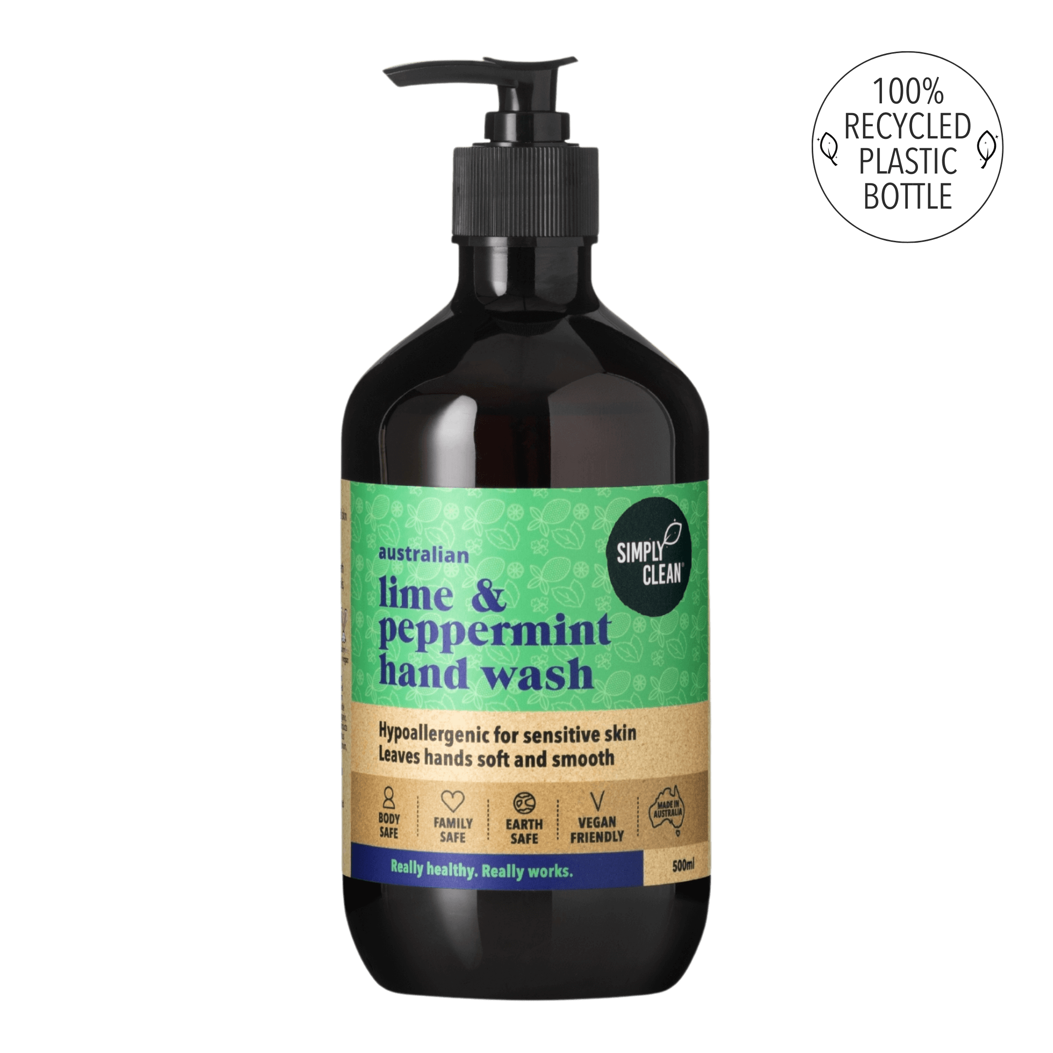 Lime & Peppermint Hand Wash 1 Litre Refill