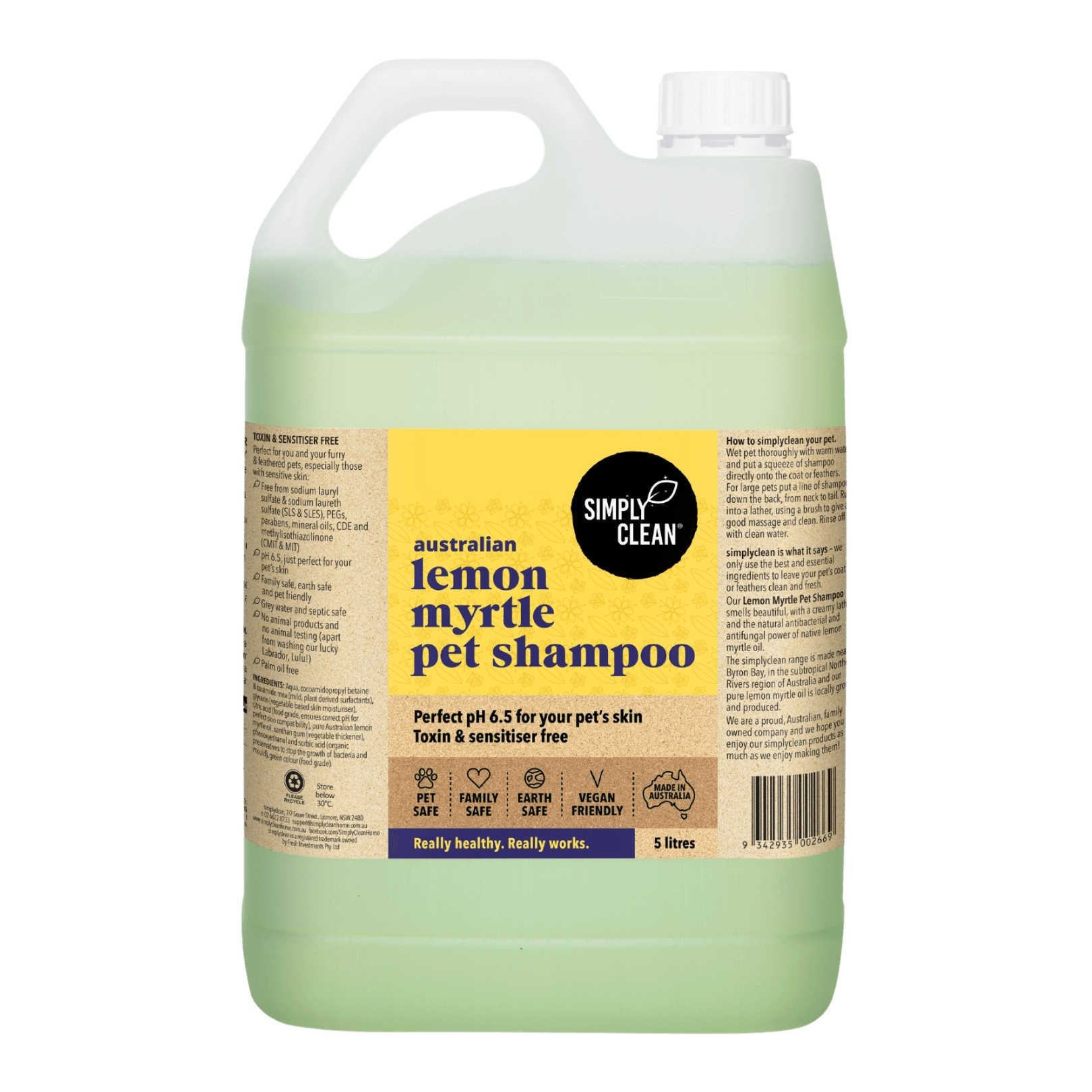 Lemon Myrtle Pet Shampoo - 250ml